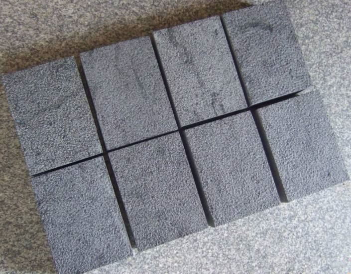 Zhangpu black sanblasted paver Zhangpu black sanblasted paver