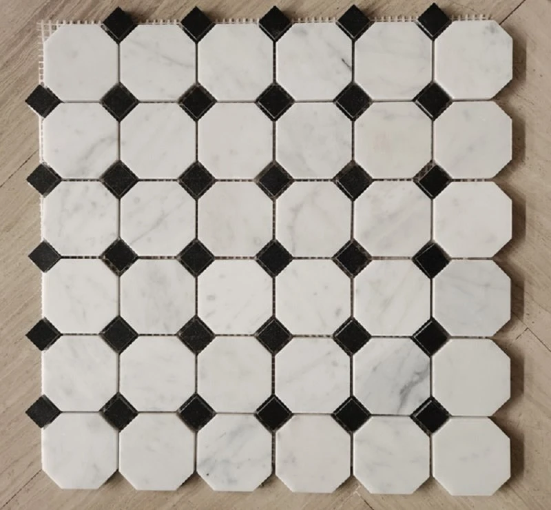 white marble countertops