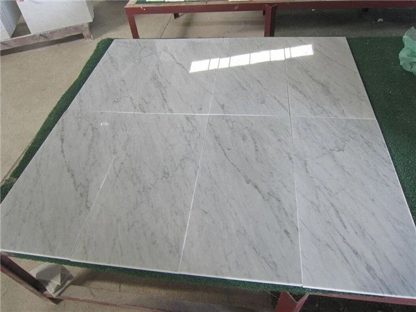 carrara white polished
