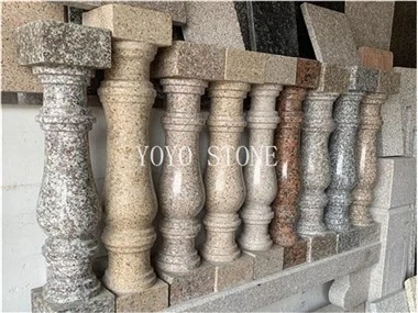 Granito balustro turėklai